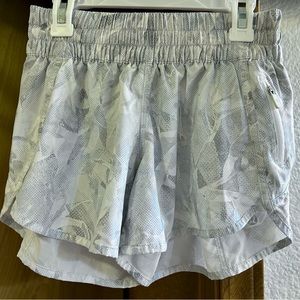 White/grey hotty hot shorts